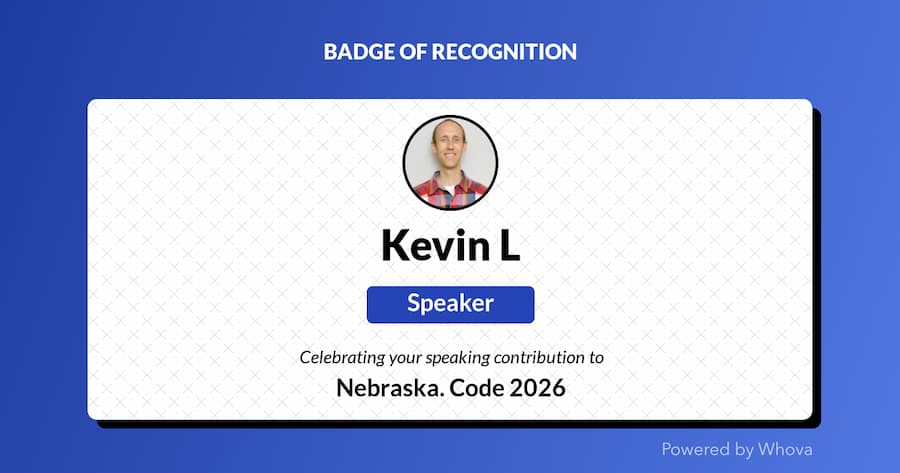 Speaker Badge
